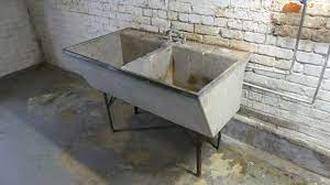 Re A Vintage Concrete Laundry Sink