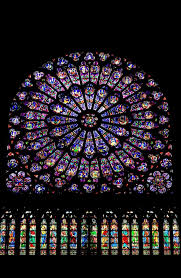 Rose Window At Notre Dame De Paris