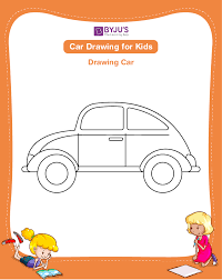 Car Drawing For Kids Easy Car Drawing