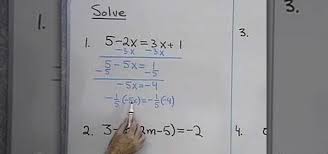 Single Variable Algebraic Equations