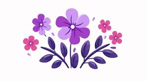 Elegant Flower Icon Design With Fl