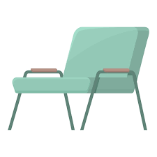 Cushion Chair Icon Cartoon Vector