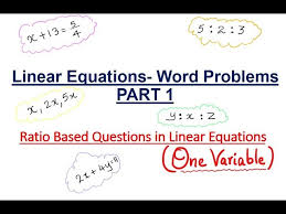 Ratio And Proportion Word Problems