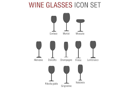 Wine Glasses Icon Set Wine Icon Icon