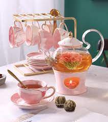 Tea Set Tea Cups And Saucers Set Glass