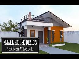 Small House W Roof Deck 7 5x6 M