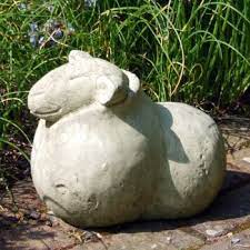 Sheep Life Size Bronze Metal Garden Statue