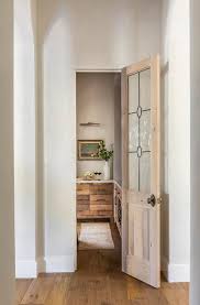 Cottage Pantry With Leaded Glass Door