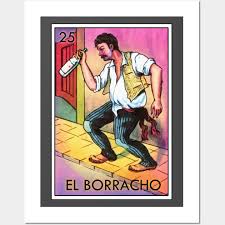 Loteria El Borracho Mexican Icon