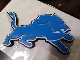 Nfl Detroit Lions 3d Logo Signwall