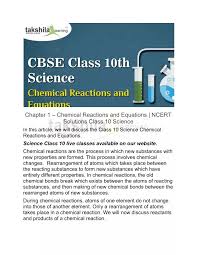 Ncert Solutions Class 10 Science