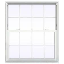 White Vinyl Single Hung Window
