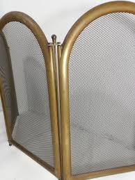 Vintage Fireplace Accessories In Brass