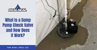 What Is A Sump Pump Check Valve And How