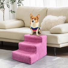 Coziwow 3 Step Pet Stair Dog Steps For