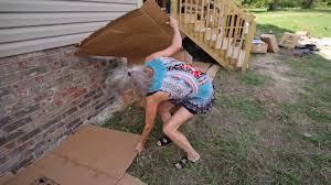 Preparing A Garden Bed With Cardboard