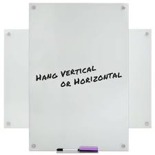 Wall Mounted Magnetic Glass Dry Erase