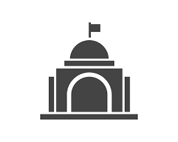 Government Icon Vector Building