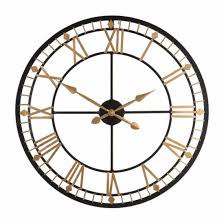 Premier Housewares Metal Wall Clock