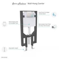 Swiss Madison Sm Wc424 Concealed In Wall Toilet Tank Carrier System