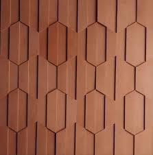 Smooth Terracotta Concrete 3d Wall Tiles