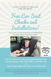 Car Seat Safety Ralls County Health