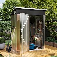 5 Ft W X 3 Ft D Metal Storage Shed For Garden And Backyard 15 Sq Ft