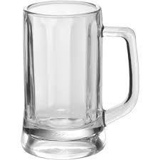 Custom Optic Glass Beer Mugs 11 3 Oz