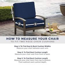 Earthfiber Outdoor Dining Chair Cushion