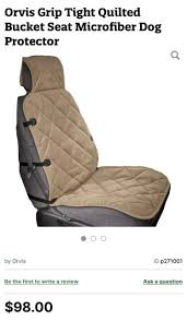 Microfiber Dog Car Seat Covers For