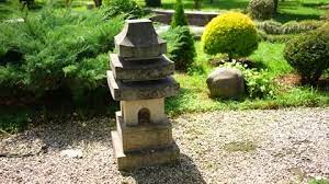 Japanese Garden Lantern Stock