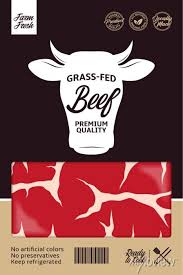 Label Design Cow Icon Meat Beefsteak