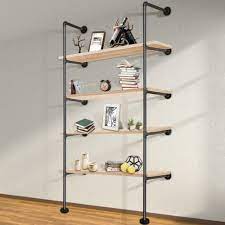 Vevor Industrial Iron Pipe Wall Shelf