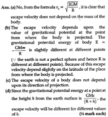 Does The Escape Velocity Of From