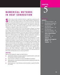 Numerical Methods In Heat Conduction So