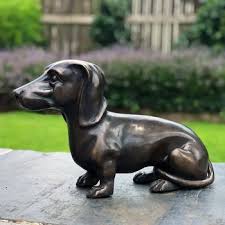 Golden Retriever Dog Bronze Metal