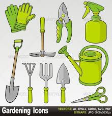 Gardening Icons Garden Tools Garden
