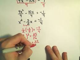 The Square To Solve Quadratic Equations