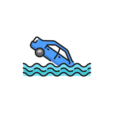 Car Falling Down The River And Sinking