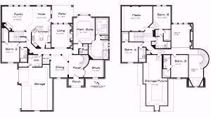 2 Story 5 Bedroom House Floor Plans