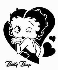 Flying Kiss Betty Boop Cartoon Icon