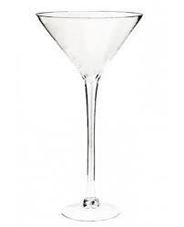 Giant Martini Glass Vase Festival Hire