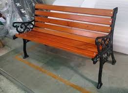 Cast Iron Wood Strip Bench At Rs 7500