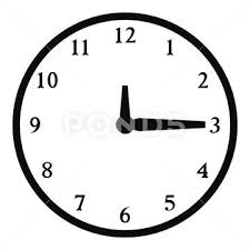 Round Wall Clock Icon Simple Style