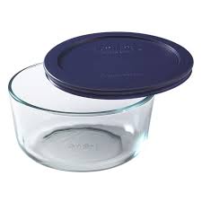4 Cup Glass Food Storage Container With