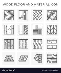 Wood Floor Icon Royalty Free Vector