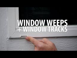 How To Clean Window Weep Holes And