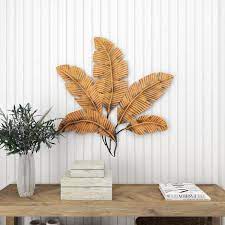 Brown Clutter Palm Leaf Wall Decor