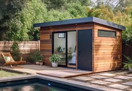 10x16 Modern Shed Plan Backyard