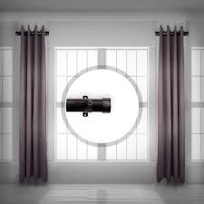 Rod Desyne Side150 2 1 5 Side Curtain Rod 12 20 Inch Set Of 2 Black